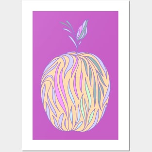 Leafy apple Posters and Art